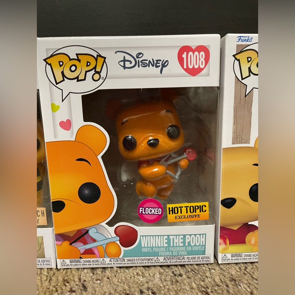 Winnie The Pooh Flocked Cupid Funko Pop